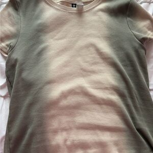 Ribbed Short Sleeve Top